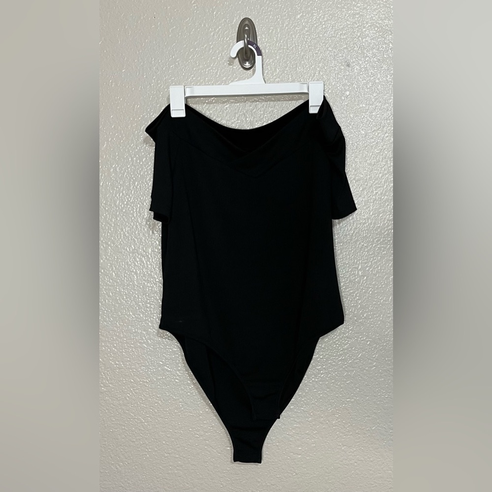Shein curve off the shoulder bodysuit